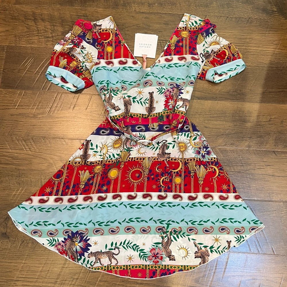 Hayley Menzies mini dress with matching belt